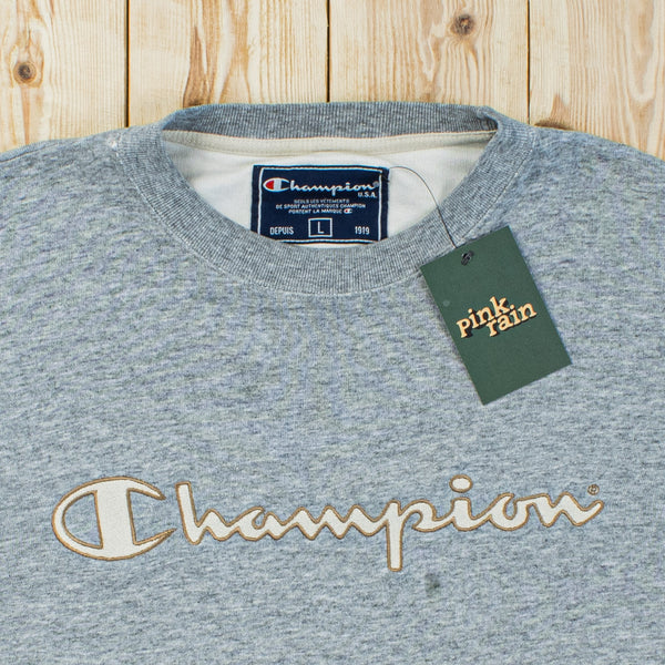 (M) Vintage Champion Embroidered Sweatshirt