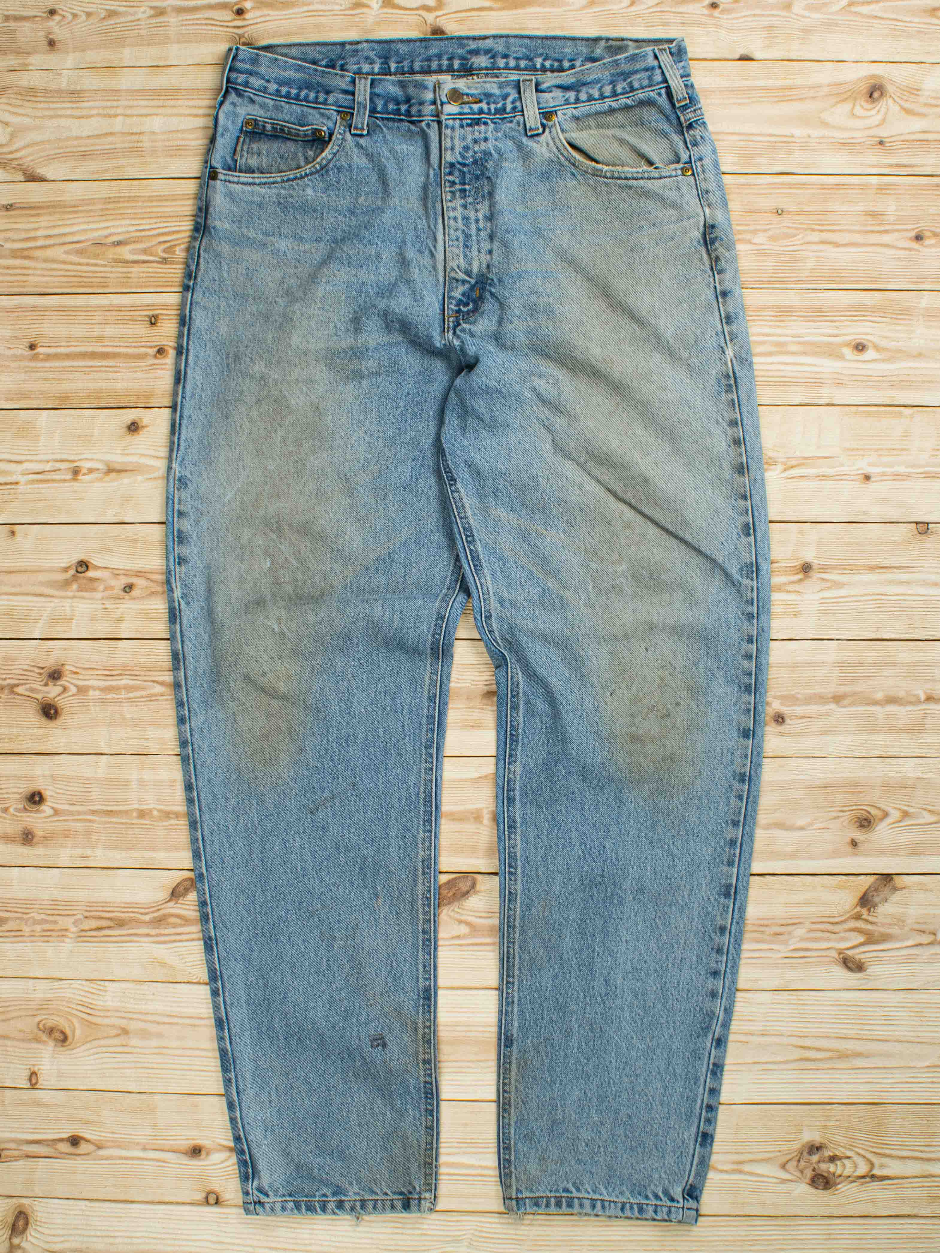 (W36/L38) Vintage Carhartt Garage Worn Pants