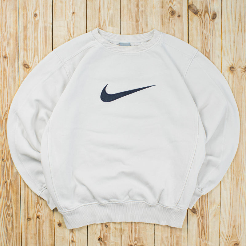 (M) Vintage Nike Swoosh Embroidered Sweatshirt