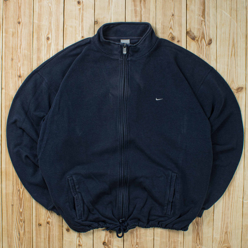 (XL) Vintage Nike Essential Embroidered Full-Zip Sweatshirt