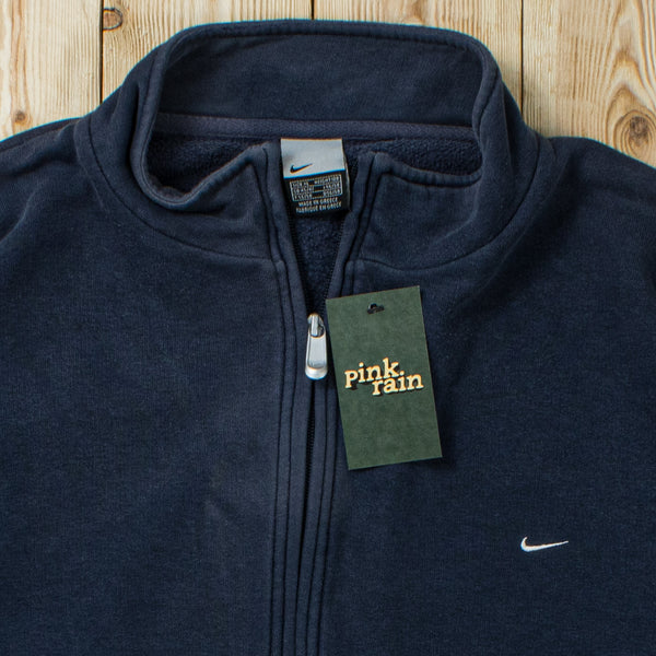 (XL) Vintage Nike Essential Embroidered Full-Zip Sweatshirt