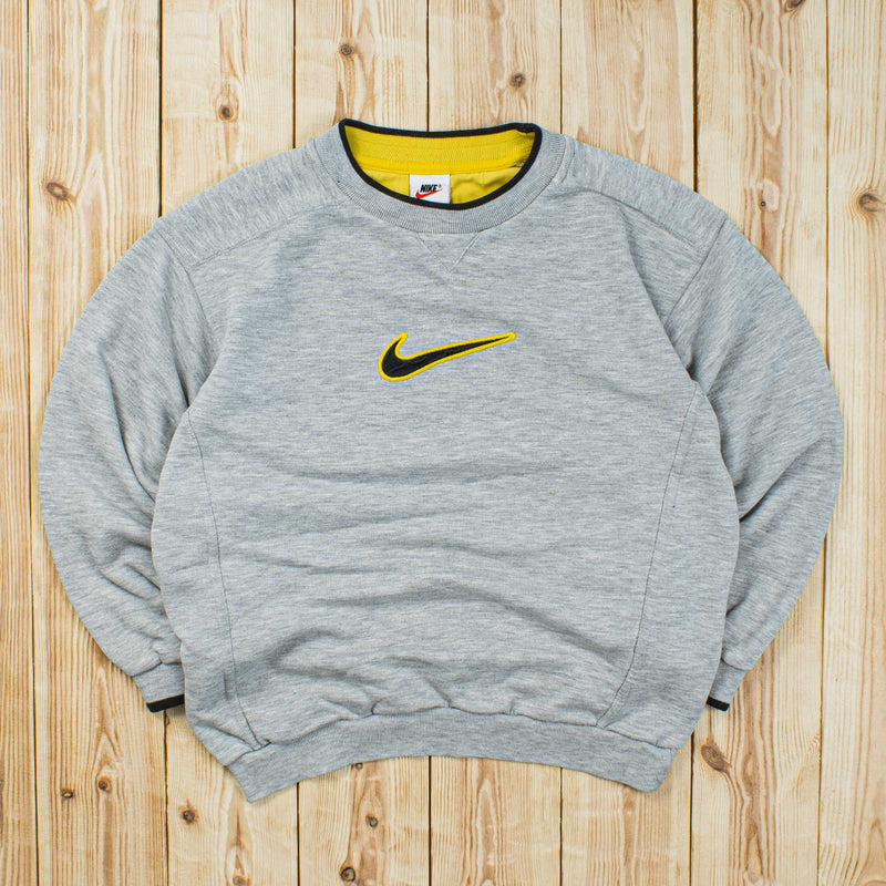 (S) Vintage Nike Swoosh Embroidered Sweatshirt