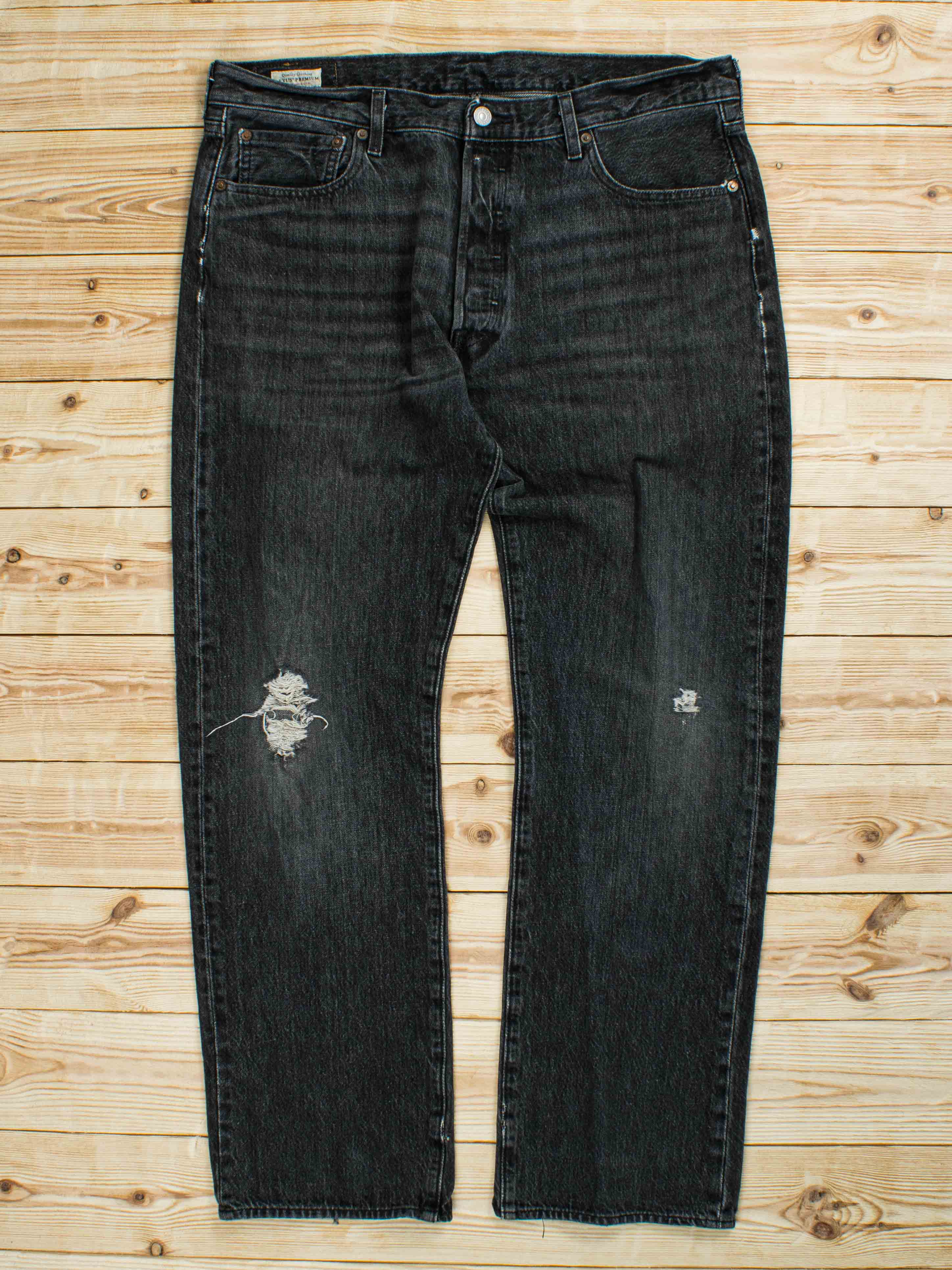 (W36/L32) Vintage Levi's 501 Distressed Pants