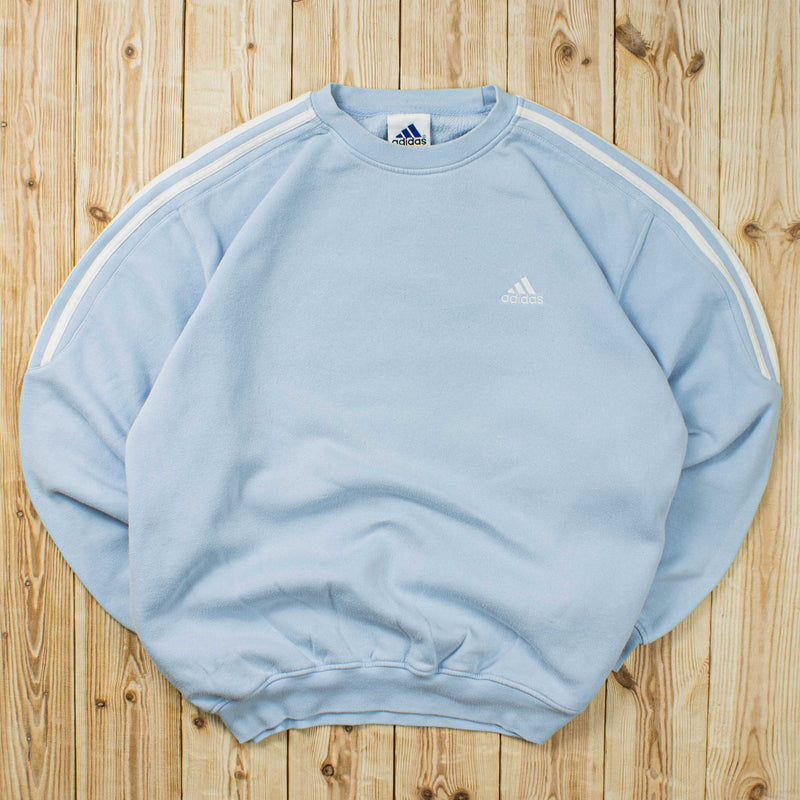 (L) Vintage Adidas Essential Embroidered Sweatshirt