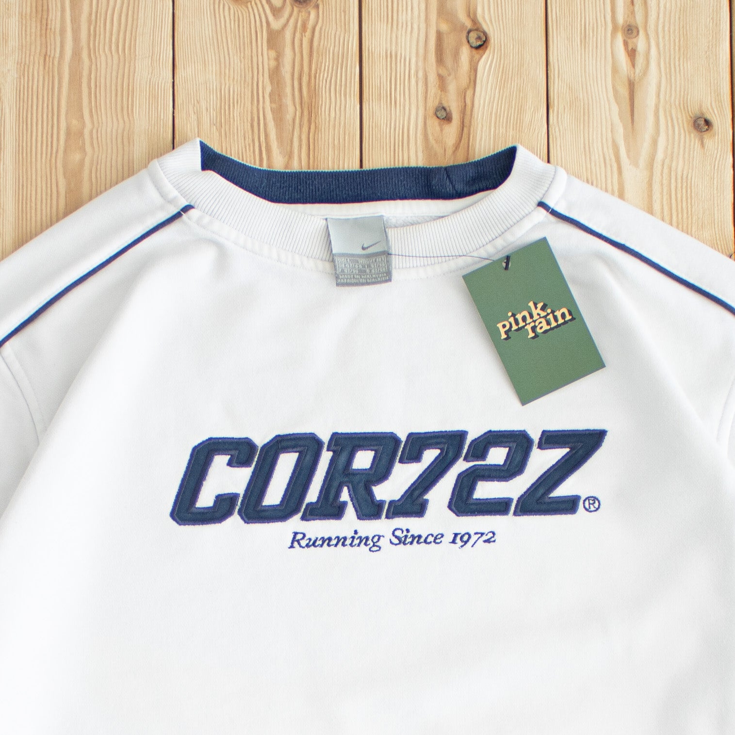 (L) Vintage Nike Cortez Embroidered Sweatshirt