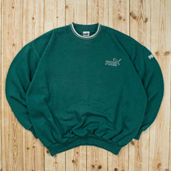 (L) Vintage Puma Essential Embroidered Sweatshirt