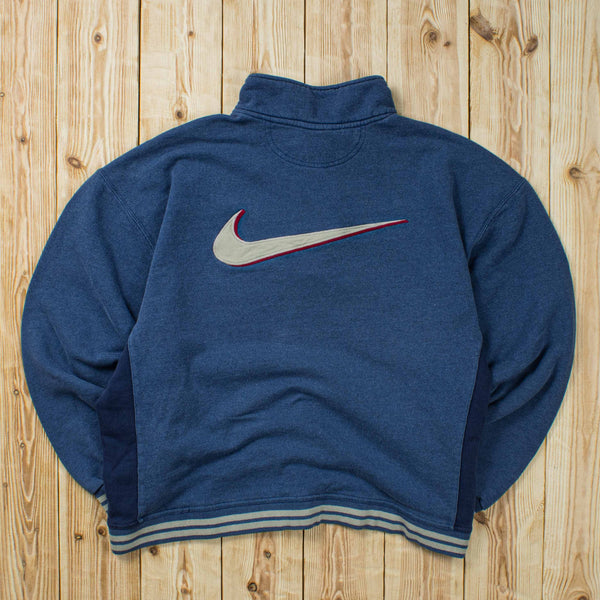 (M) Vintage Nike Essential Embroidered Quarter-Zip