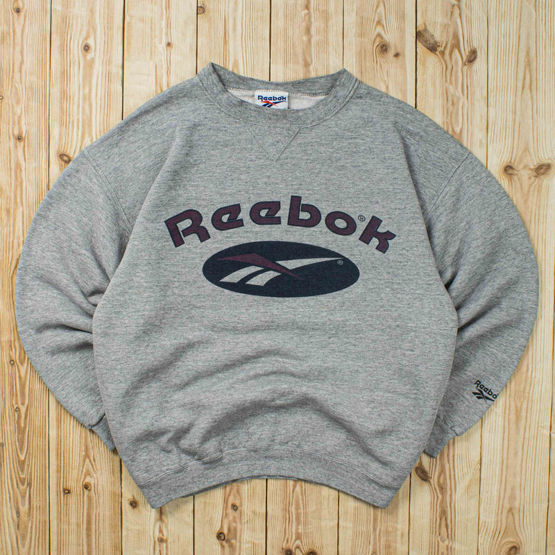 (M) Vintage Reebok Logo Sweatshirt