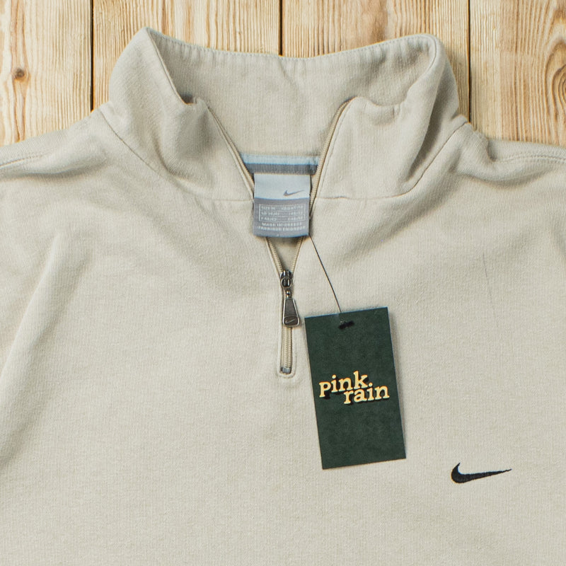 (M) Vintage Nike Essential Embroidered Quarter-Zip