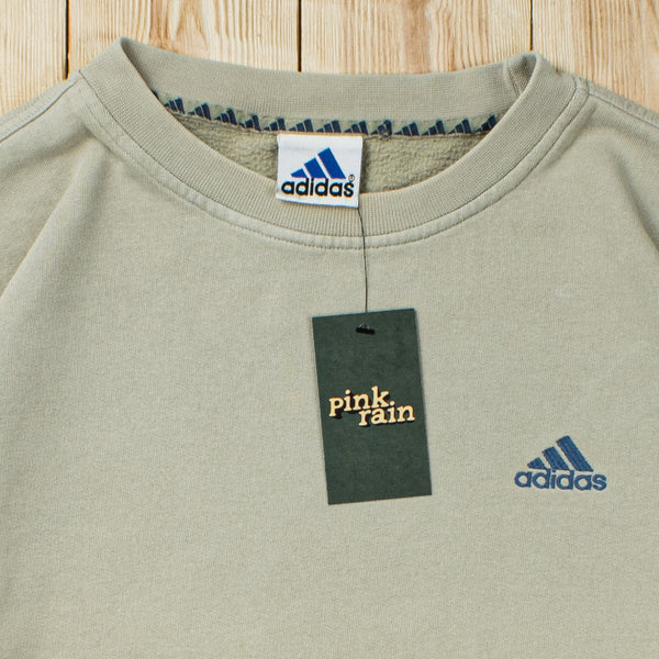 (L) Vintage Adidas Essential Embroidered Sweatshirt