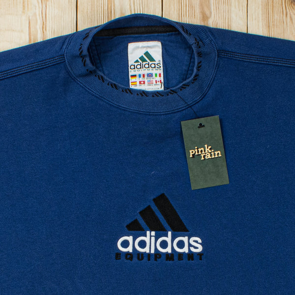 (L) Vintage Adidas Equipment Embroidered Sweatshirt