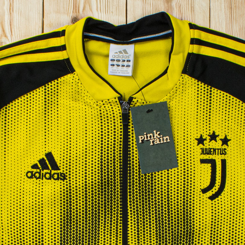 (S) Vintage Adidas Juventus Embroidered Full-Zip Sweatshirt