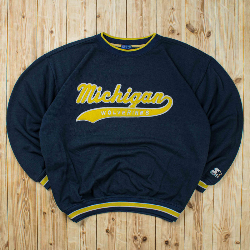 (XL) Vintage Starter Michigan Wolverines Sweatshirt