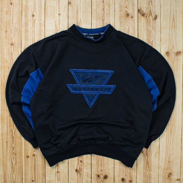 (L) Vintage Reebok Alliance Embroidered Sweatshirt