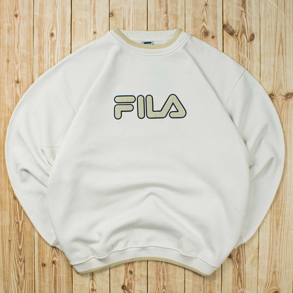 (XL) Vintage FILA Embroidered Sweatshirt