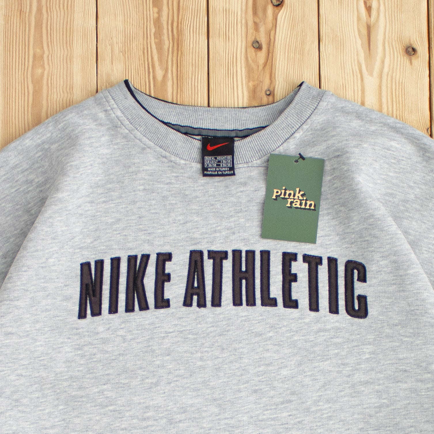 (L/XL) Vintage Nike Athletic Embroidered Sweatshirt