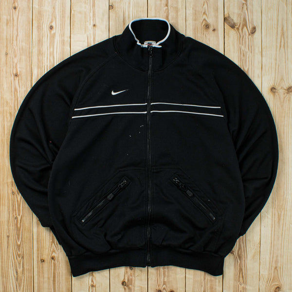 (M) Vintage Nike Essential Embroidered Full-Zip Sweatshirt