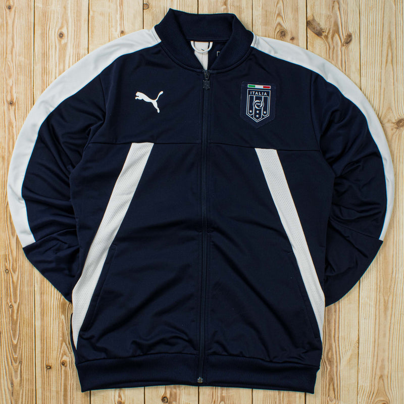 (L) Vintage Puma Italia Full-Zip Sweatshirt