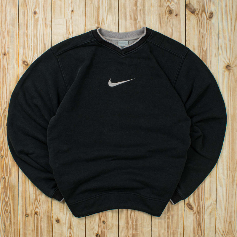 (S) Vintage Nike Swoosh Embroidered Sweatshirt