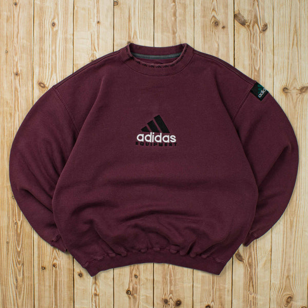 (M) Vintage Adidas Equipment Embroidered Sweatshirt