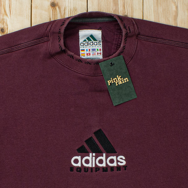 (M) Vintage Adidas Equipment Embroidered Sweatshirt