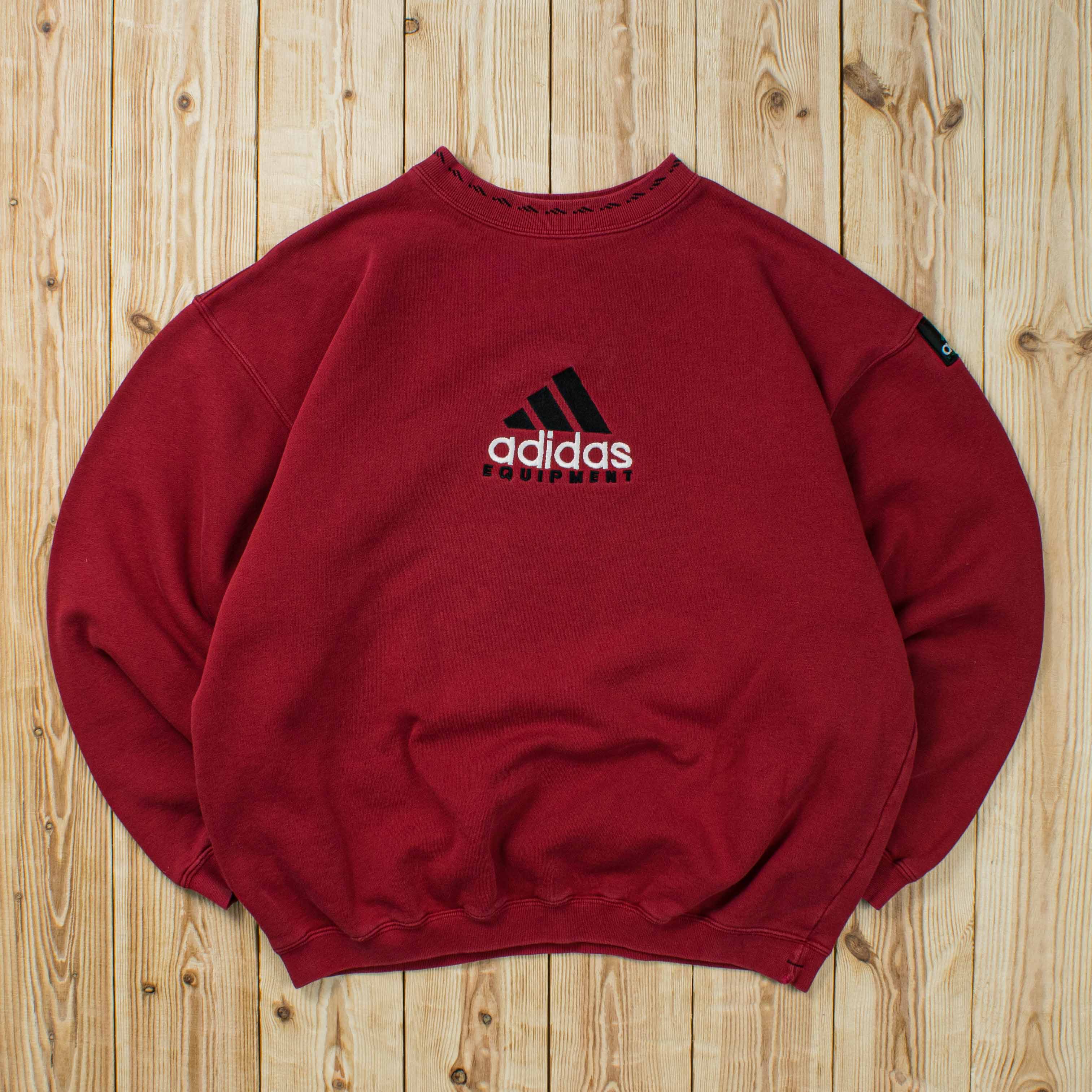 (M) Vintage Adidas Equipment Embroidered Sweatshirt