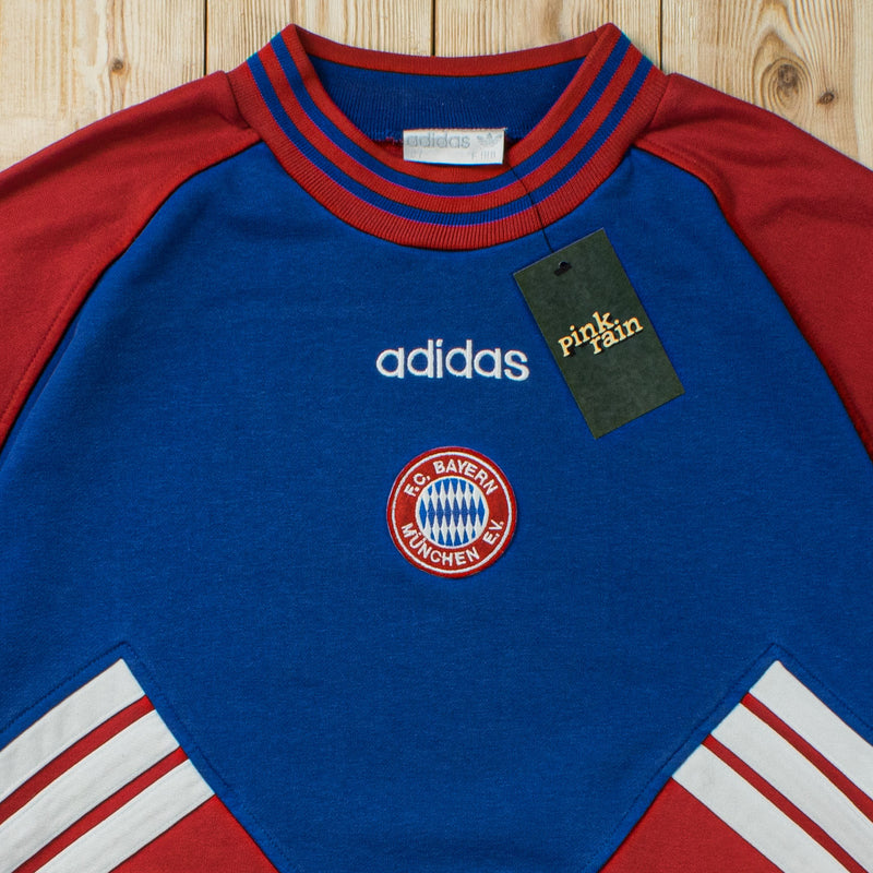 (L) 1995 Adidas F.C. Bayern Embroidered Sweatshirt