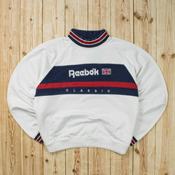 (S) Vintage Reebok Classic Embroidered Sweatshirt