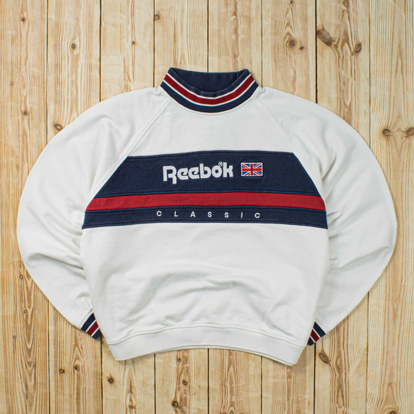 (S) Vintage Reebok Classic Embroidered Sweatshirt