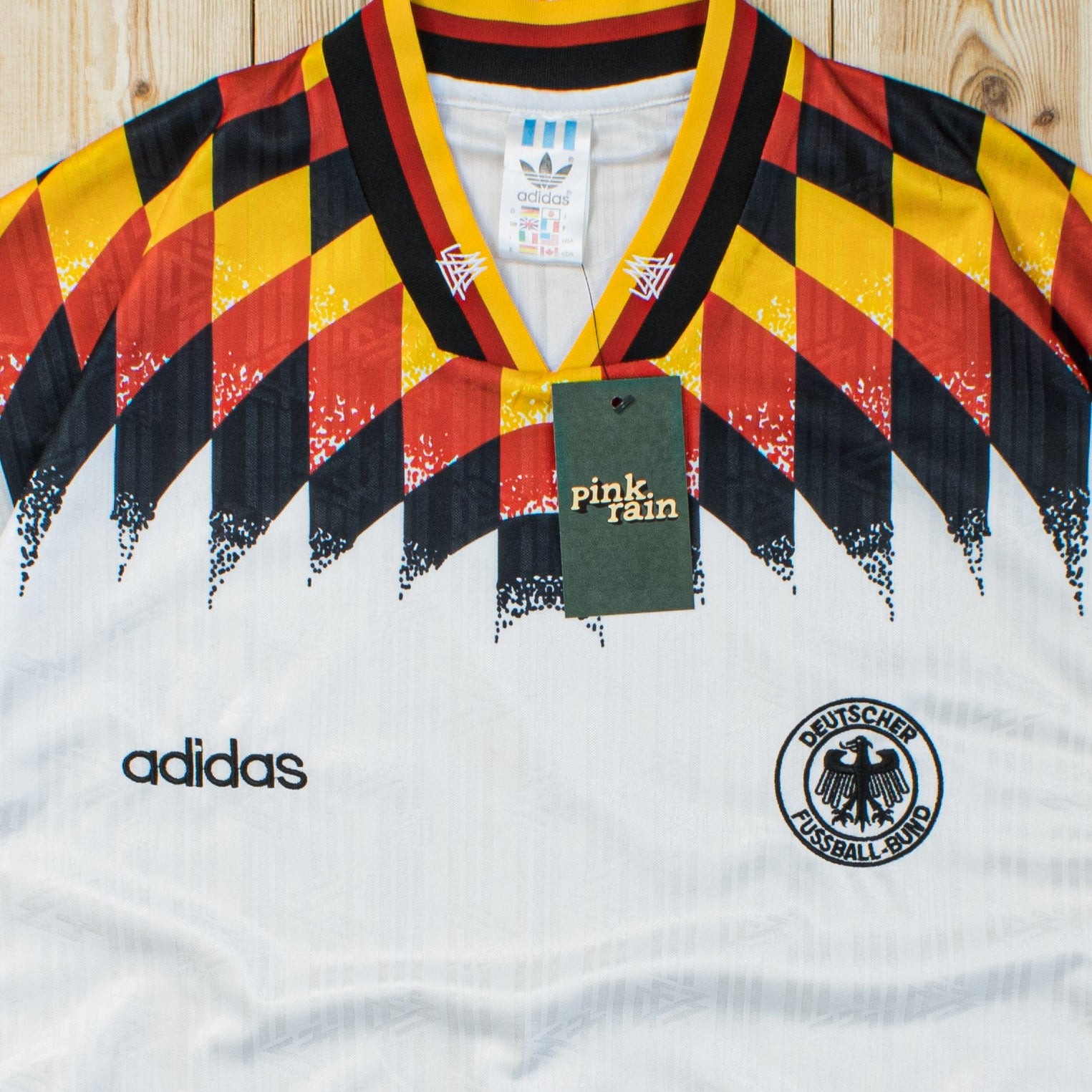 (L) Vintage Adidas Deutscher Fussball-Bund T-Shirt