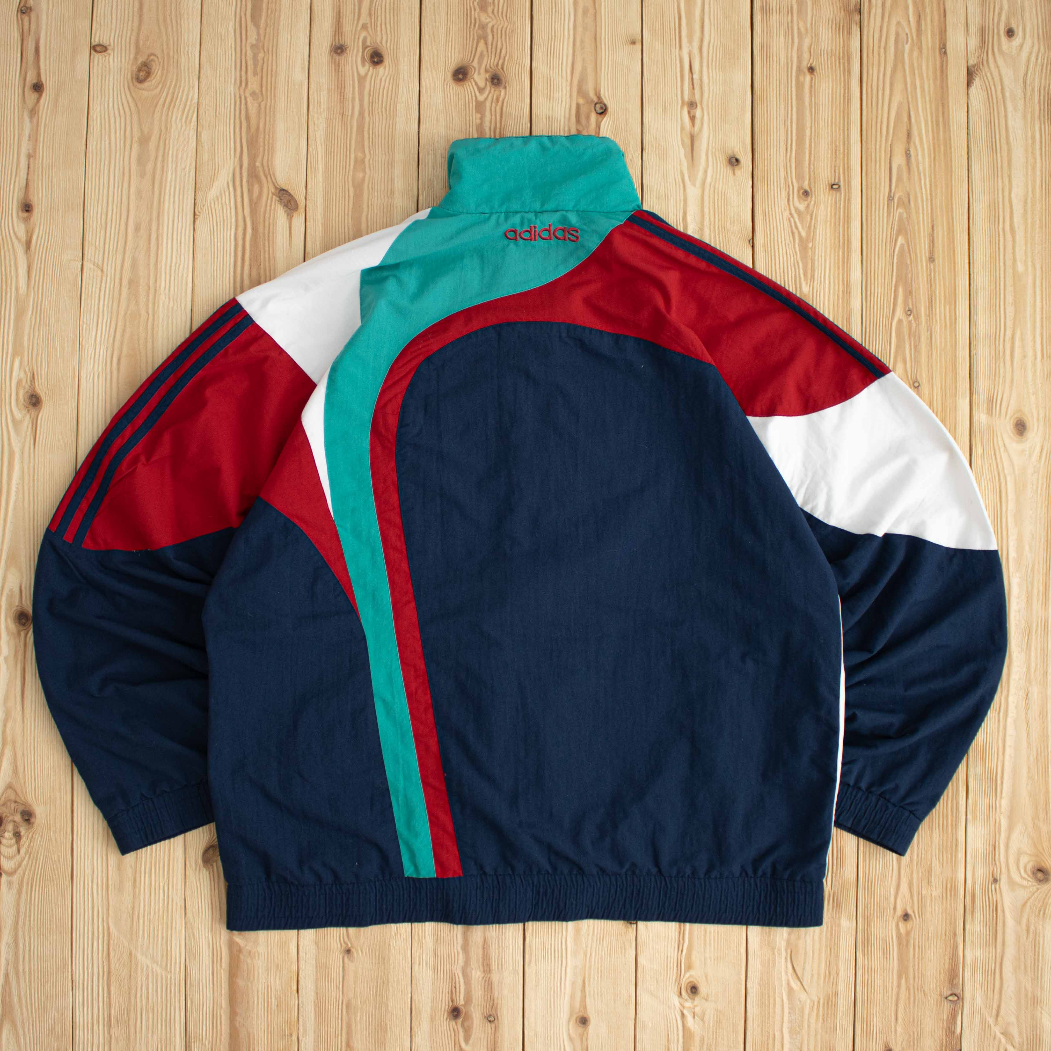 (L) Vintage Adidas Embroidered Jacket