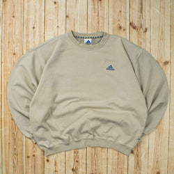 (L) Vintage Adidas Essential Embroidered Sweatshirt