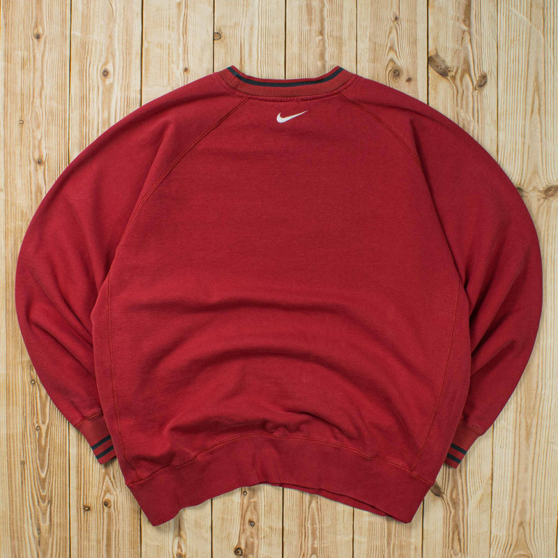 (XL) Vintage Nike Swoosh Embroidered Sweatshirt