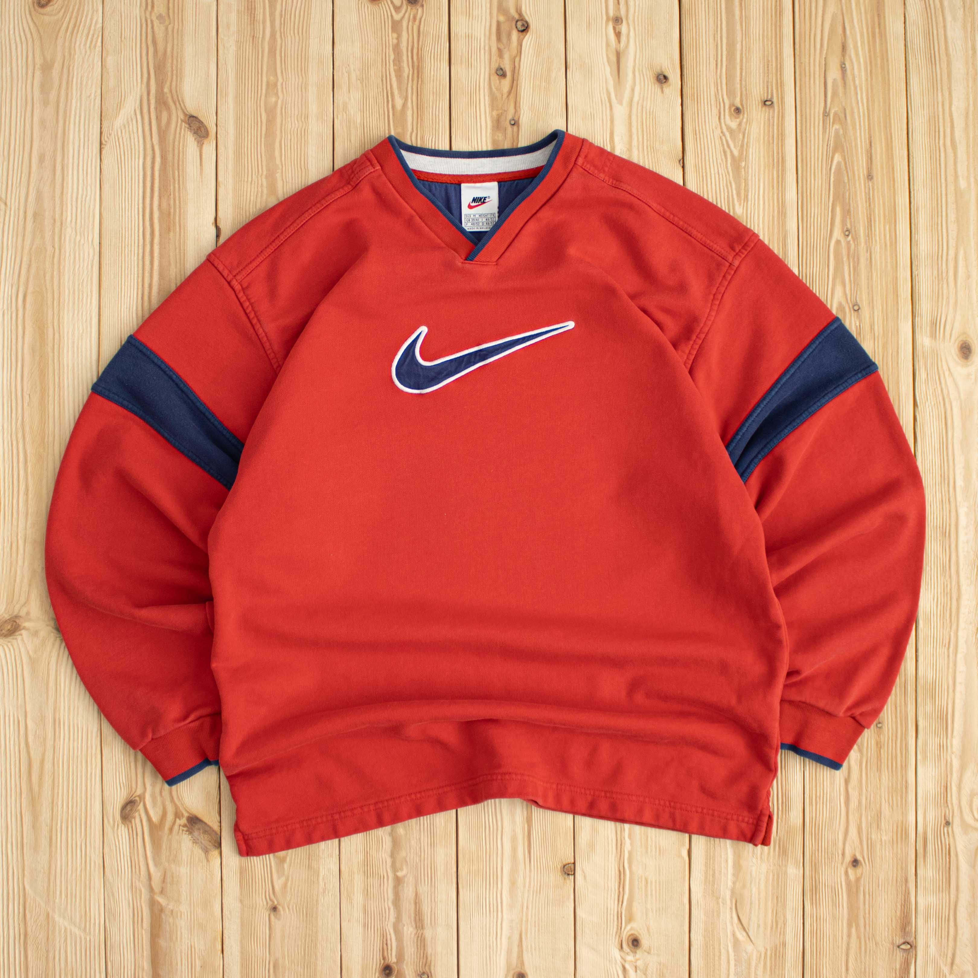 (M) Vintage Nike Swoosh Embroidered Sweatshirt
