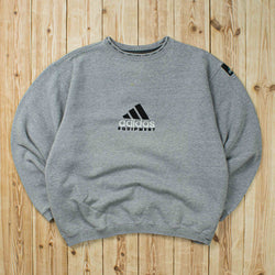 (M) Vintage Adidas Equipment Embroidered Sweatshirt