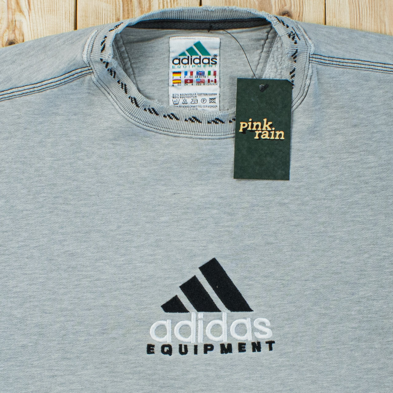 (M) Vintage Adidas Equipment Embroidered Sweatshirt