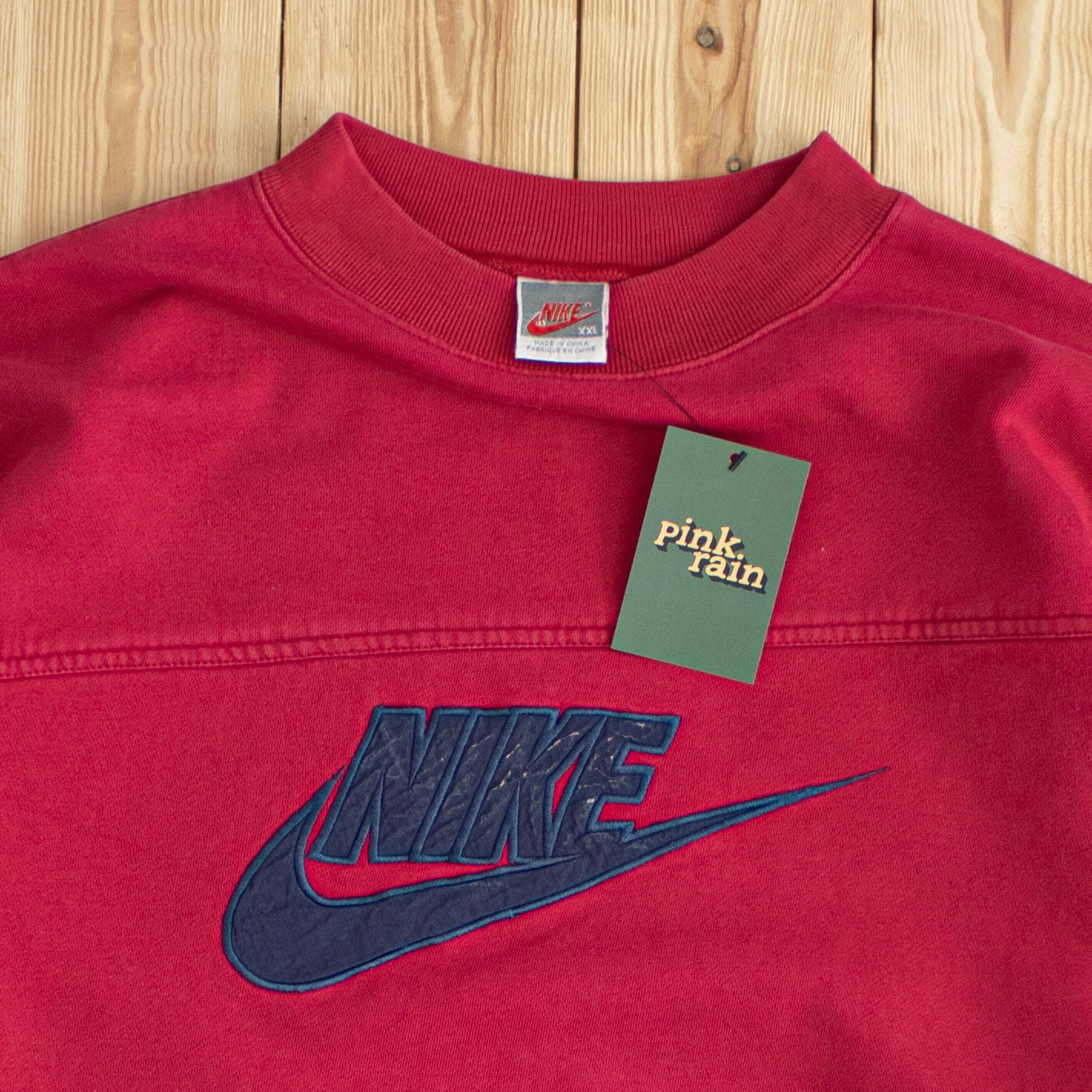 (L) Vintage Nike Logo Embroidered Sweatshirt