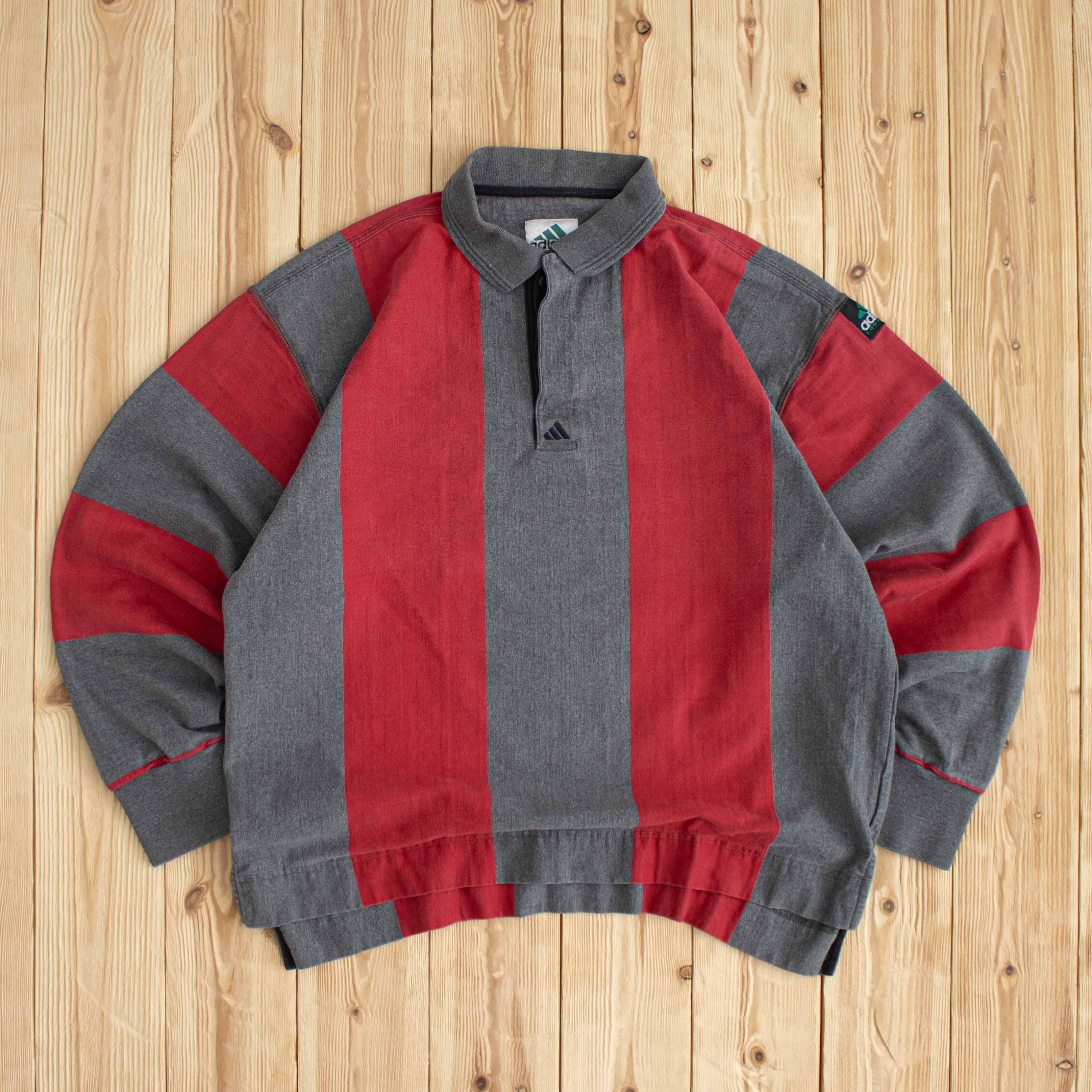 (M) Vintage Adidas EQP Embroidered Polo Shirt