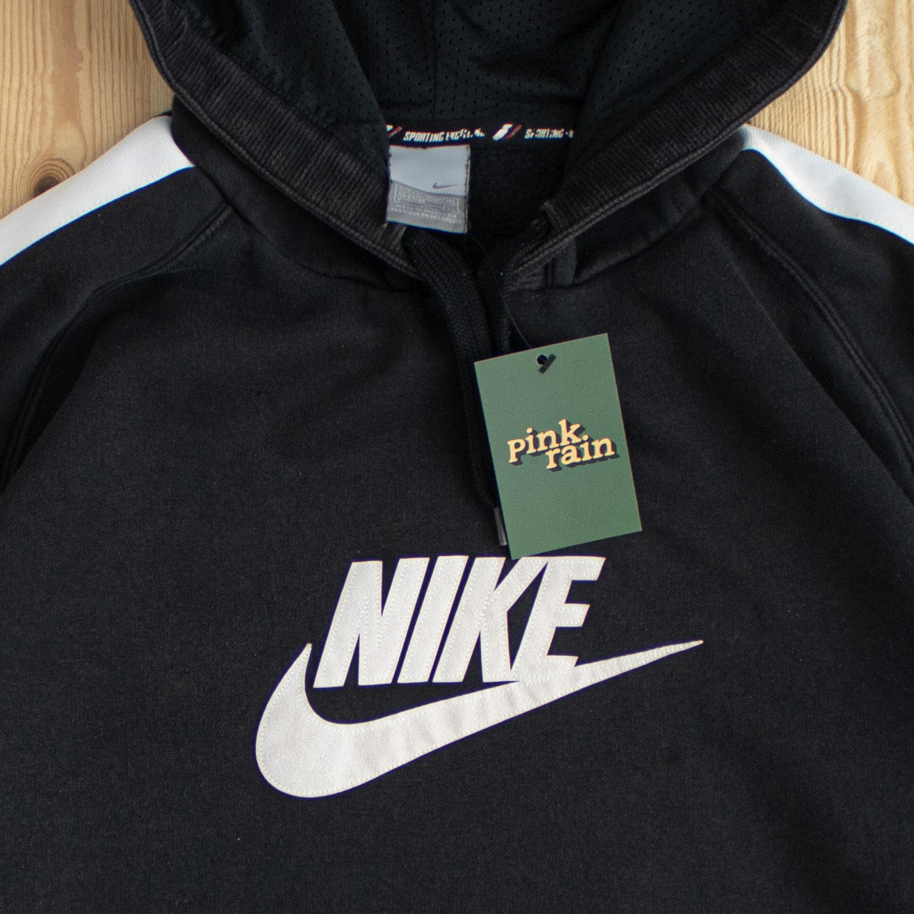 (XL) Vintage Nike Logo Embroidered Hoodie