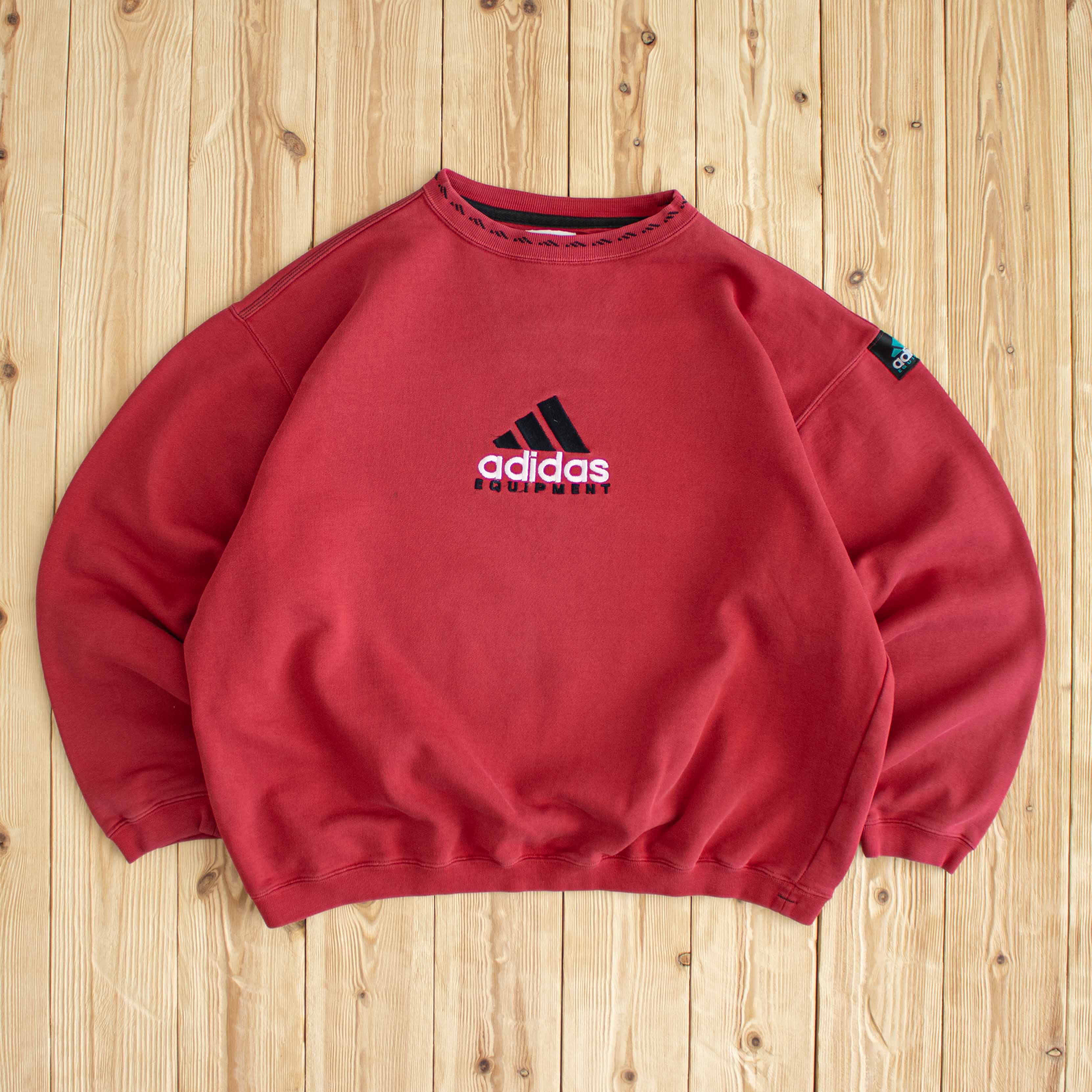 (M) Vintage Adidas Equipment Embroidered Sweatshirt