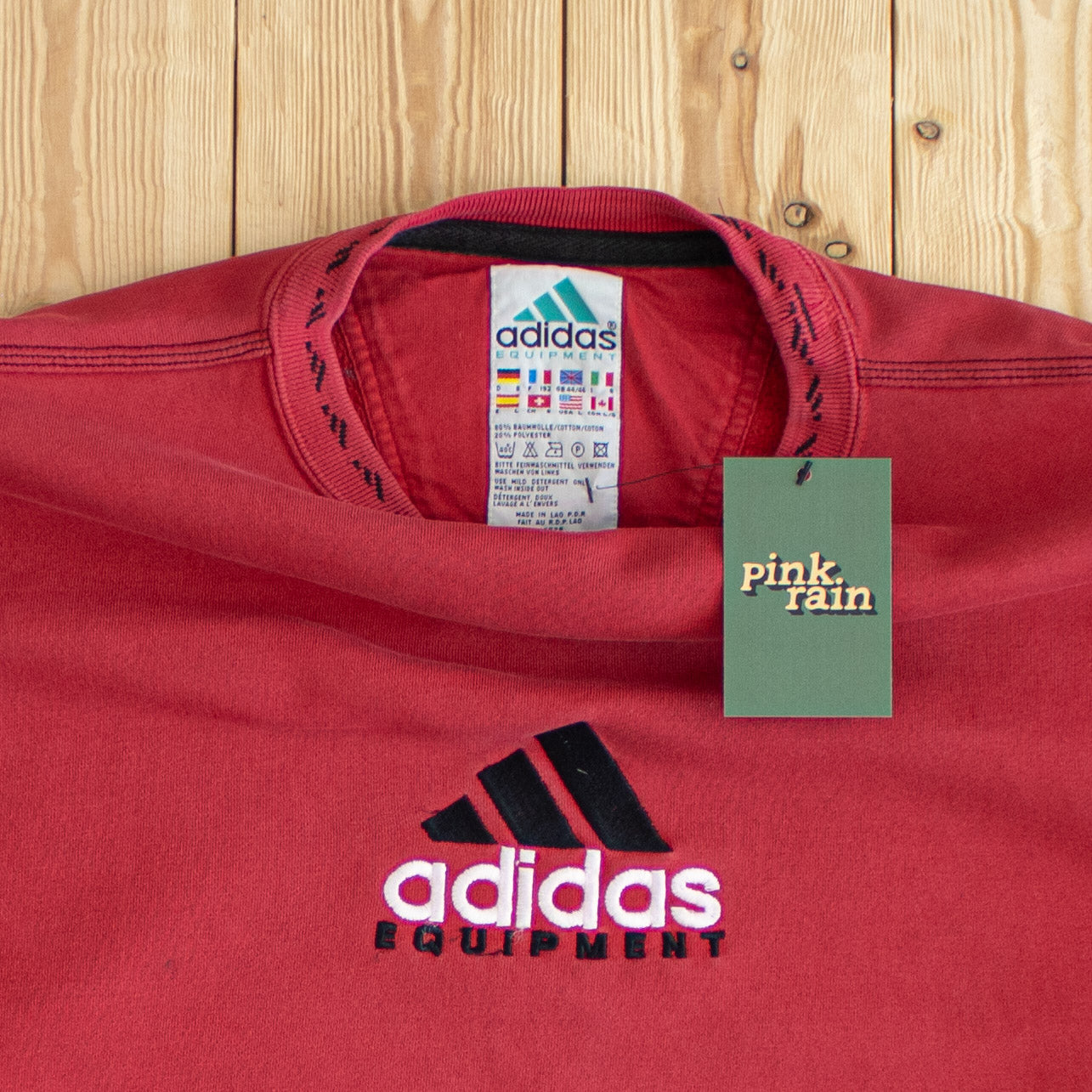 (M) Vintage Adidas Equipment Embroidered Sweatshirt