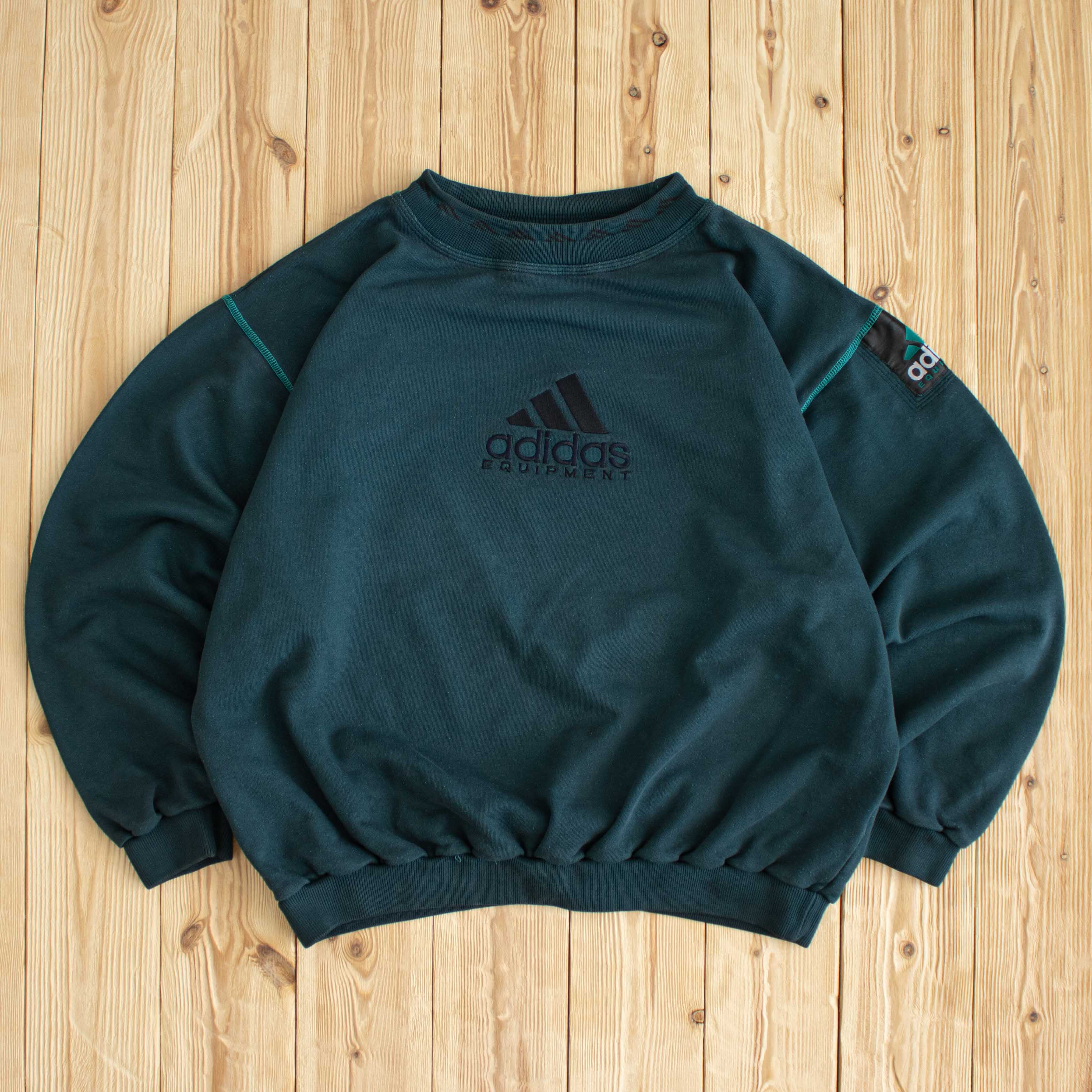 (M) Vintage Adidas Equipment Embroidered Sweatshirt