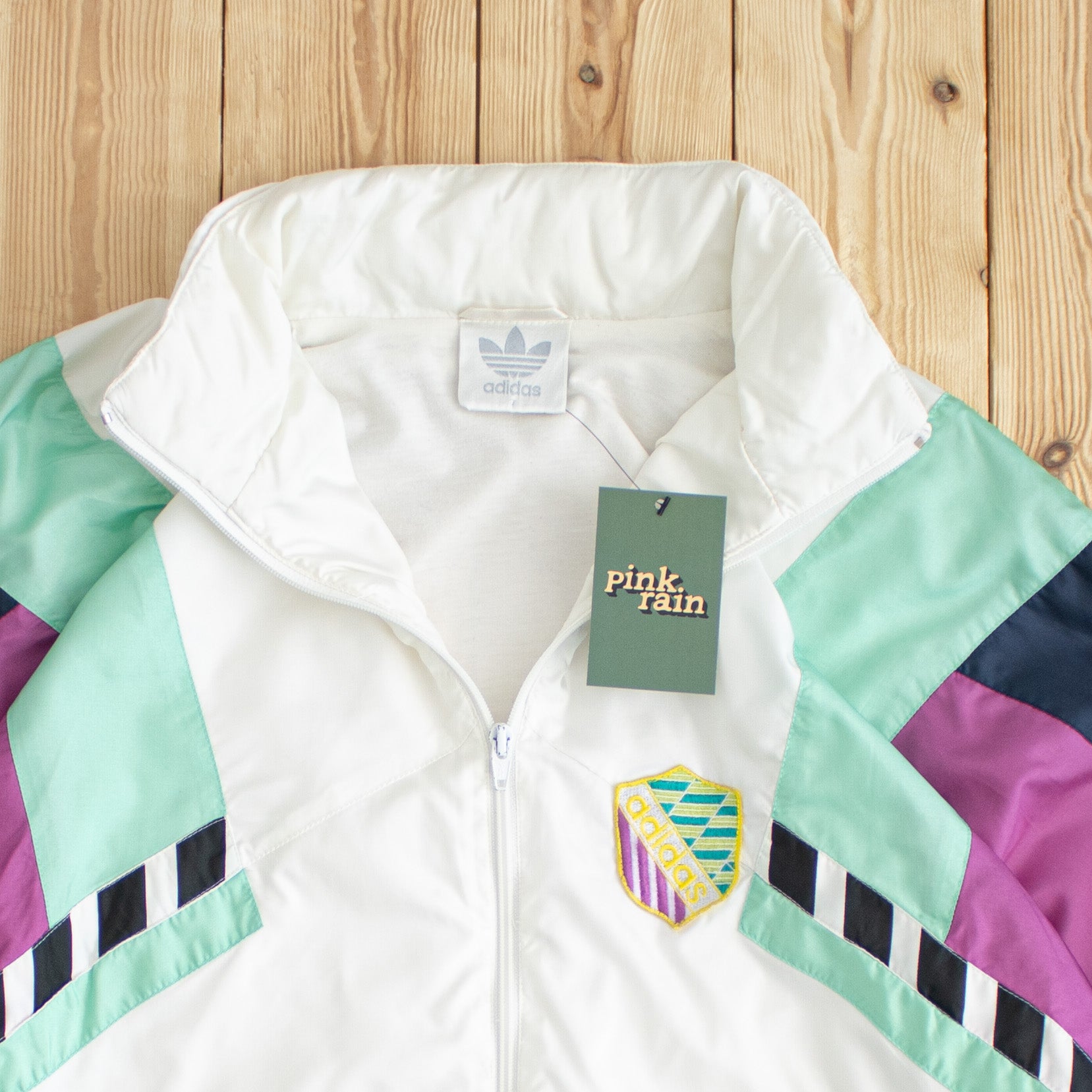 (XL) Vintage Adidas Embroidered Jacket