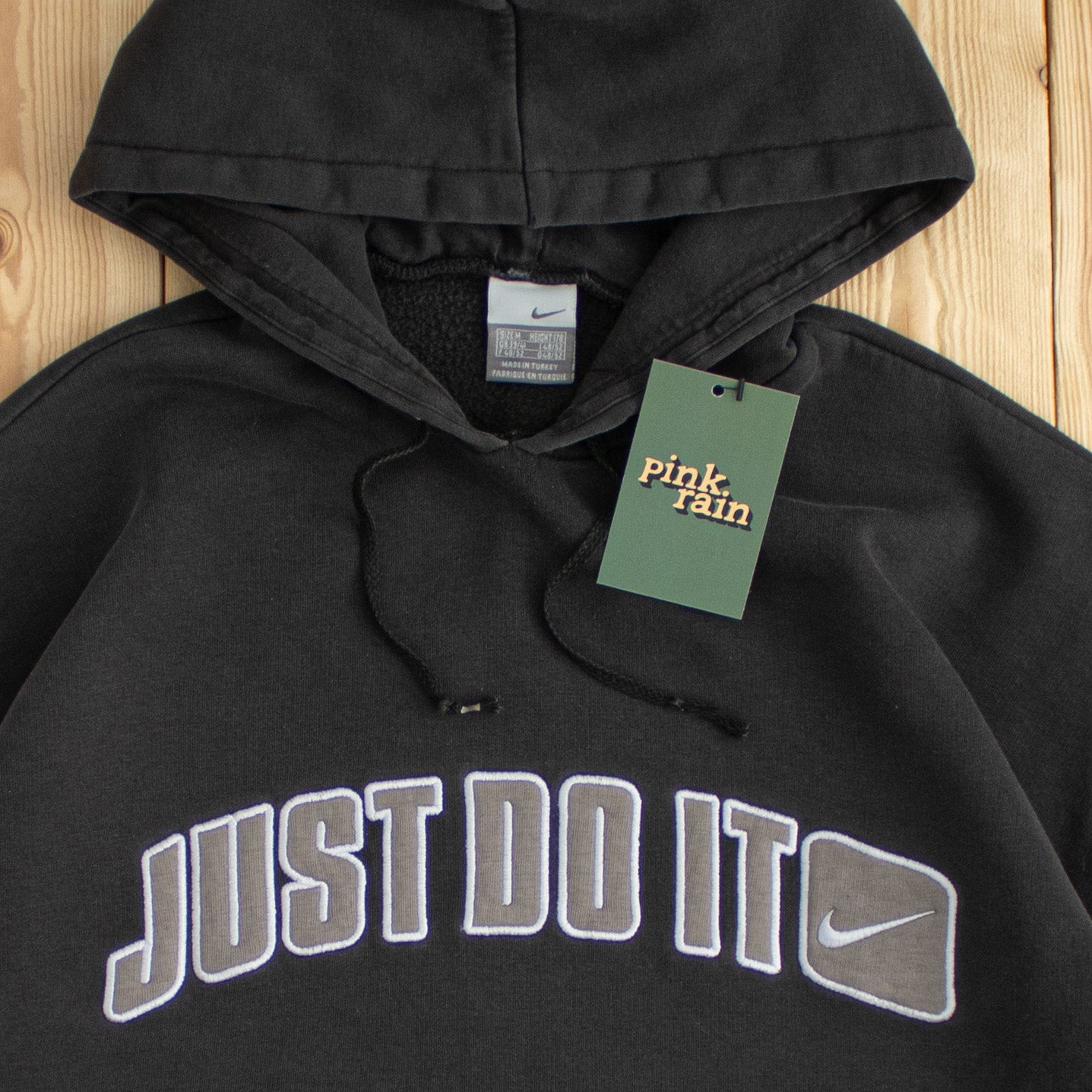 (M) Vintage Nike 'Just Do It' Embroidered Hoodie