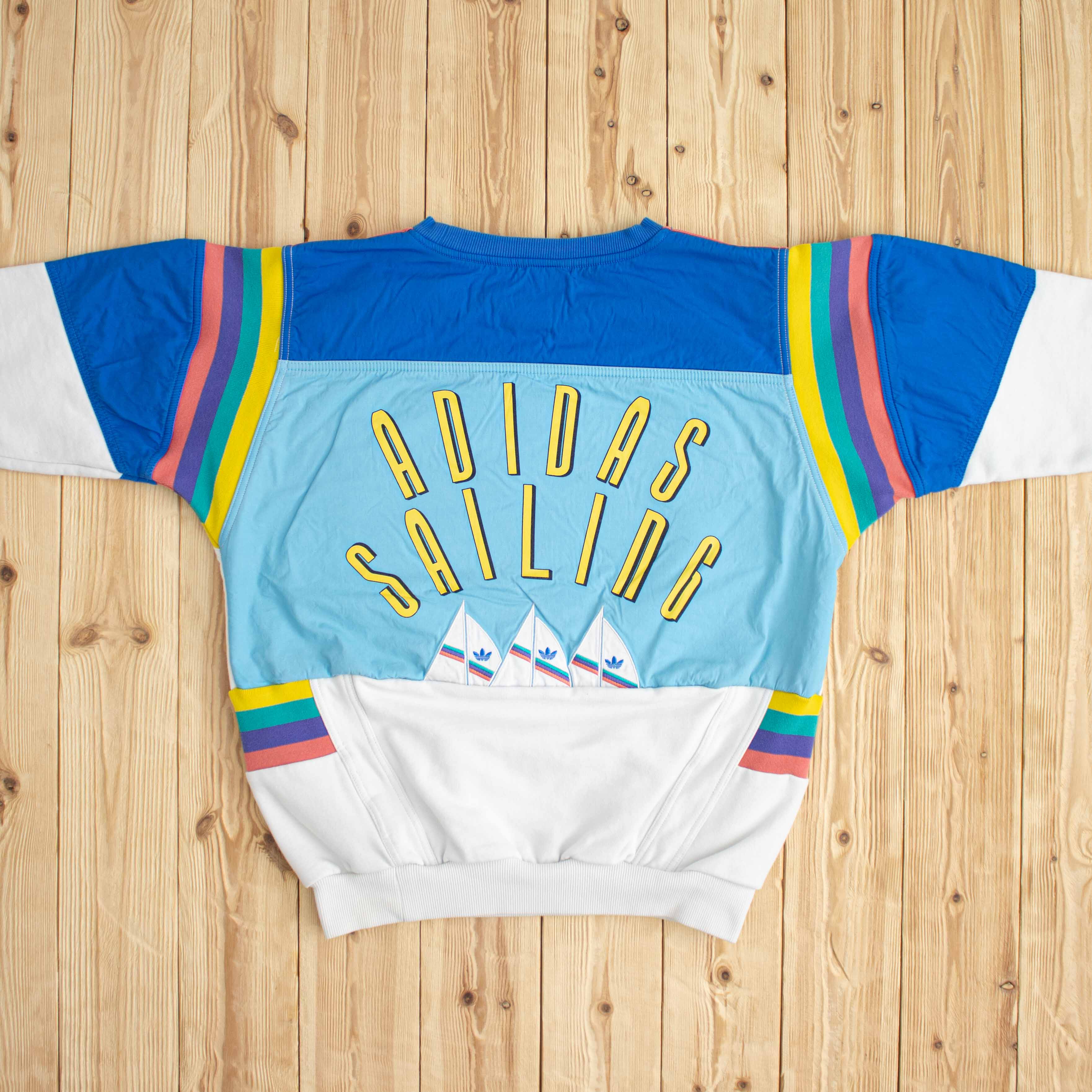 (S/M) Adidas Sailing Embroidered Sweatshirt