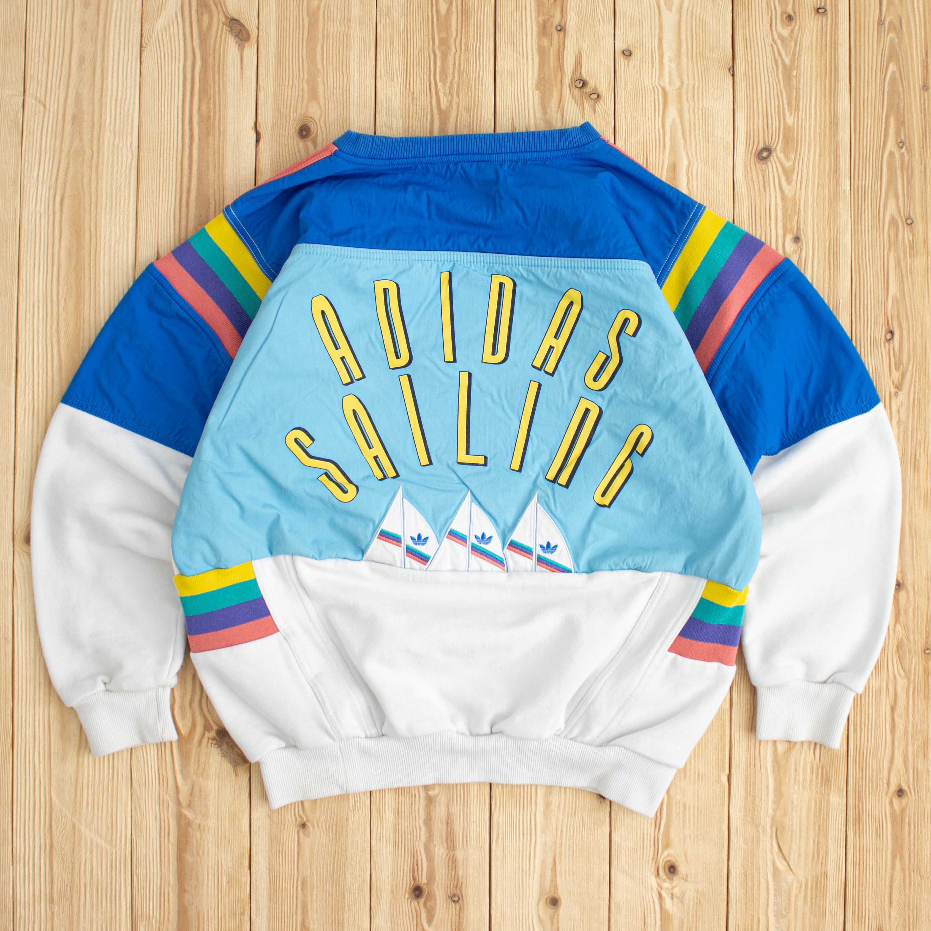 (S/M) Adidas Sailing Embroidered Sweatshirt