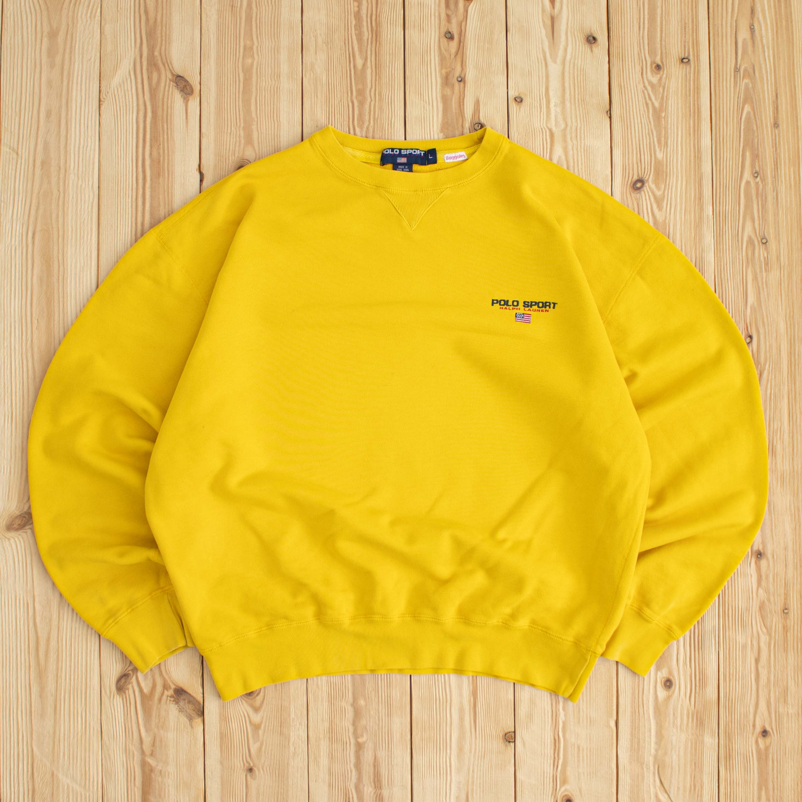 (S/M) Vintage Polo Sport Ralph Lauren Embroidered Sweatshirt