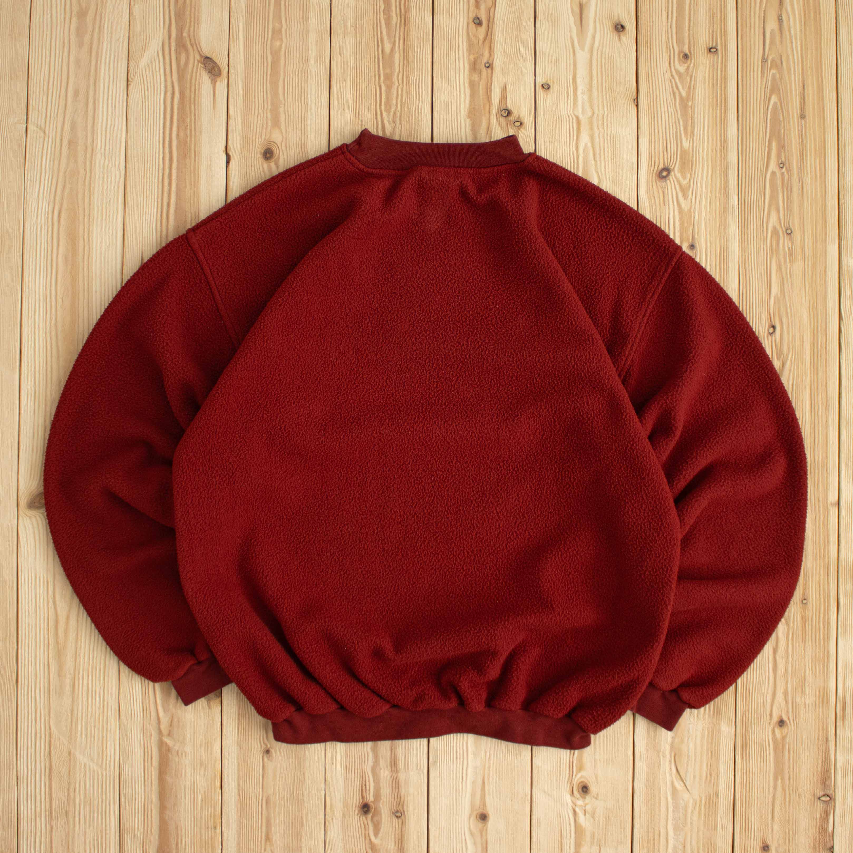 (M/L) Vintage Reebok Embroidered Fleece Sweatshirt