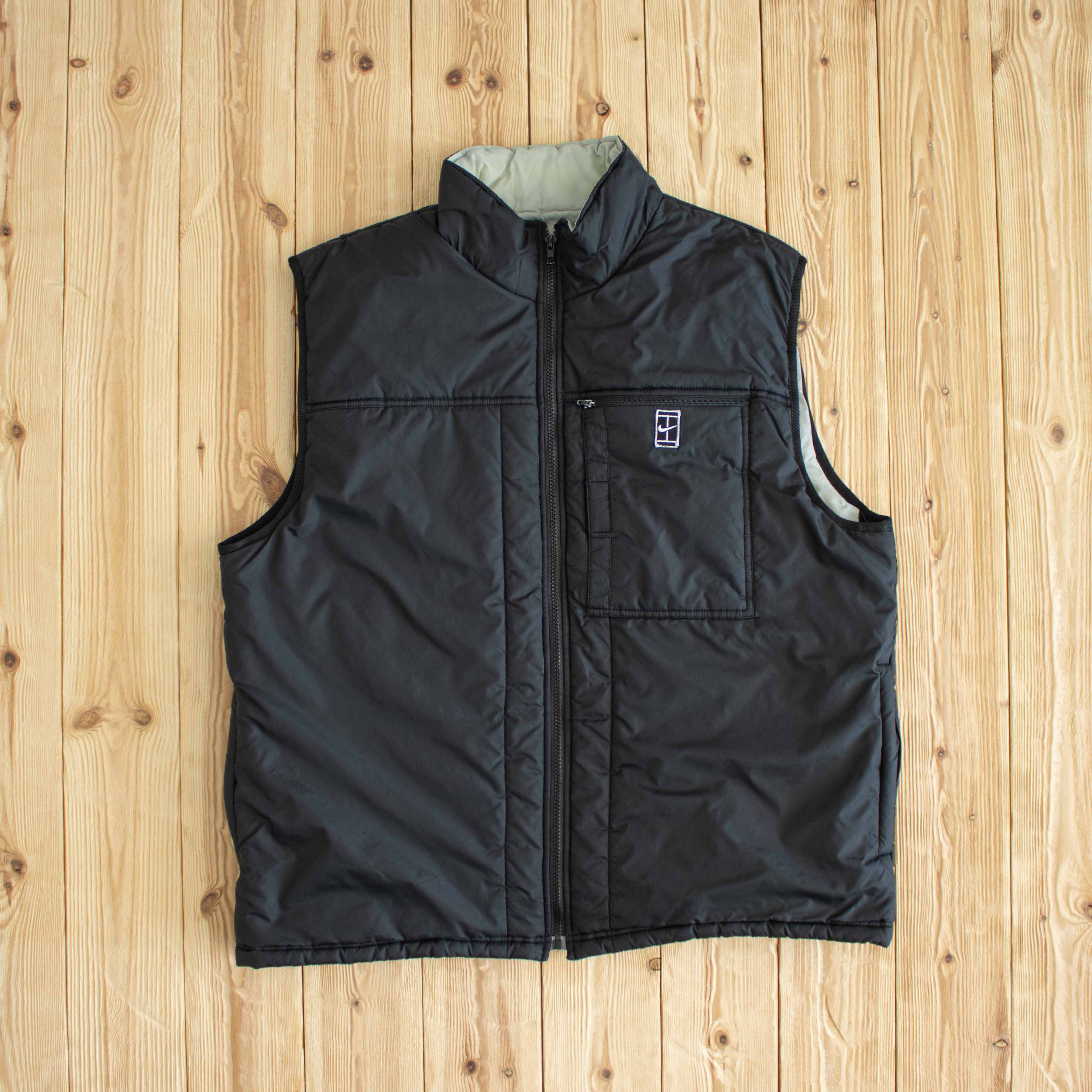 (L) Vintage Nike Embroidered Reversible Vest