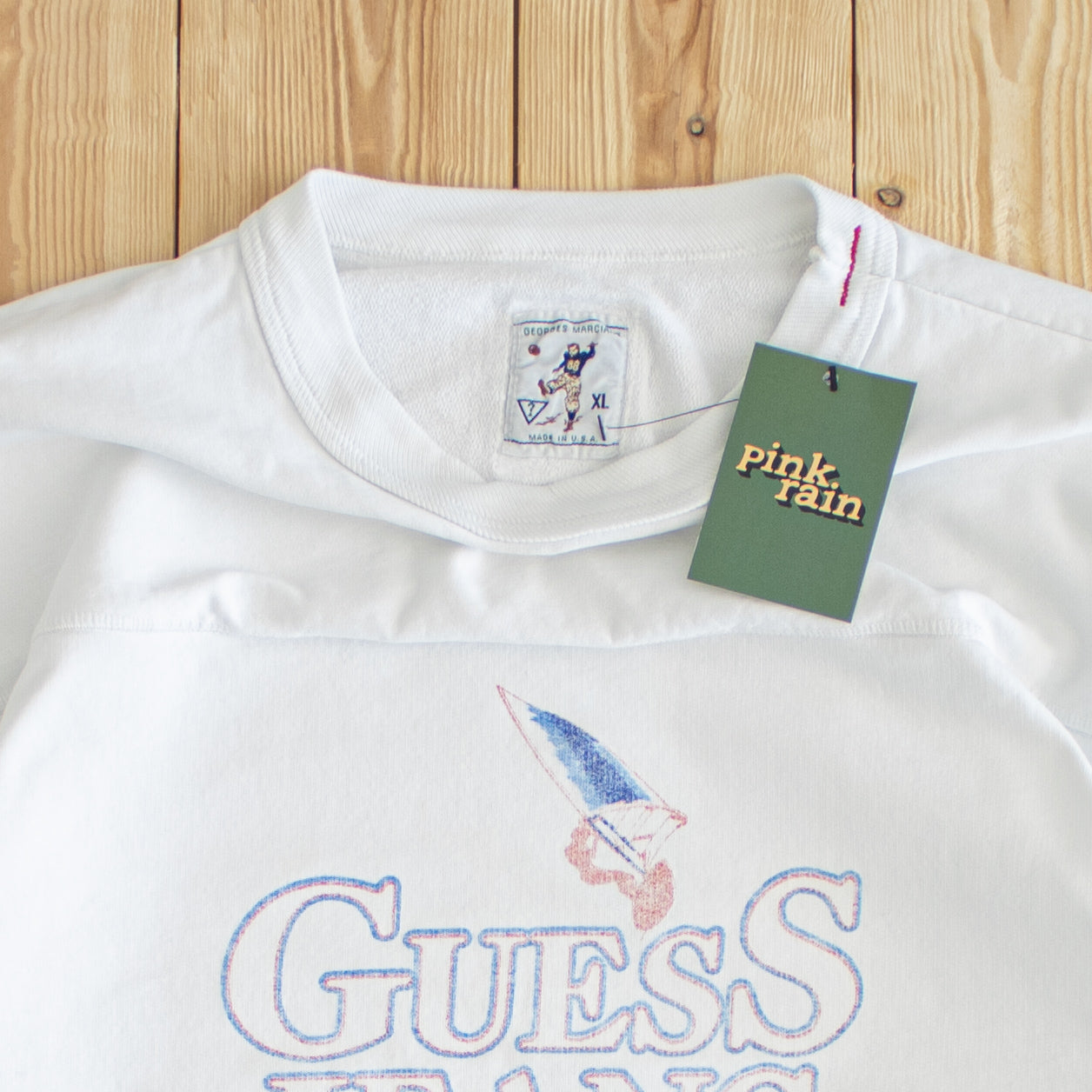 (M) 1987 Guess Jeans USA Windsurfing Club Sweatshirt